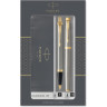 Подарочный набор PARKER: IM CORE BRUSHED METAL GT - ручки роллерная и шариковая 2093217